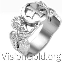 Christian Guardian Angels Protection Ring 0218