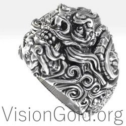 Buy Biker Rings For Men Online 0164