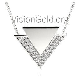 Collar triángulo - Collar geométrico 0311
