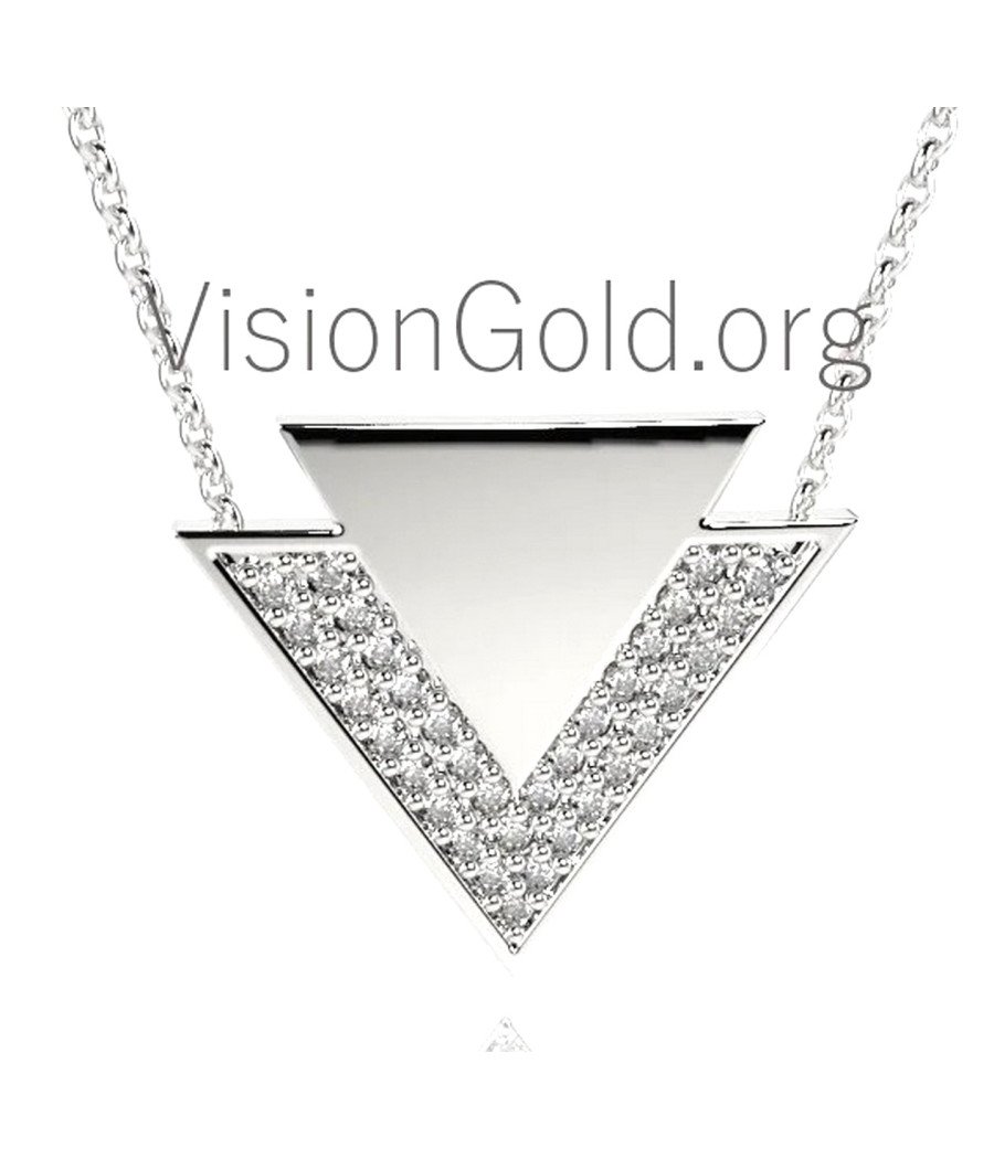 Collar triángulo - Collar geométrico 0311
