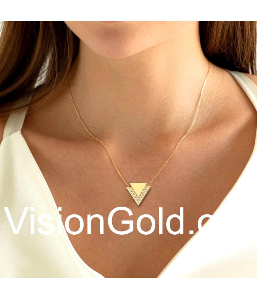 Collar triángulo - Collar geométrico 0311