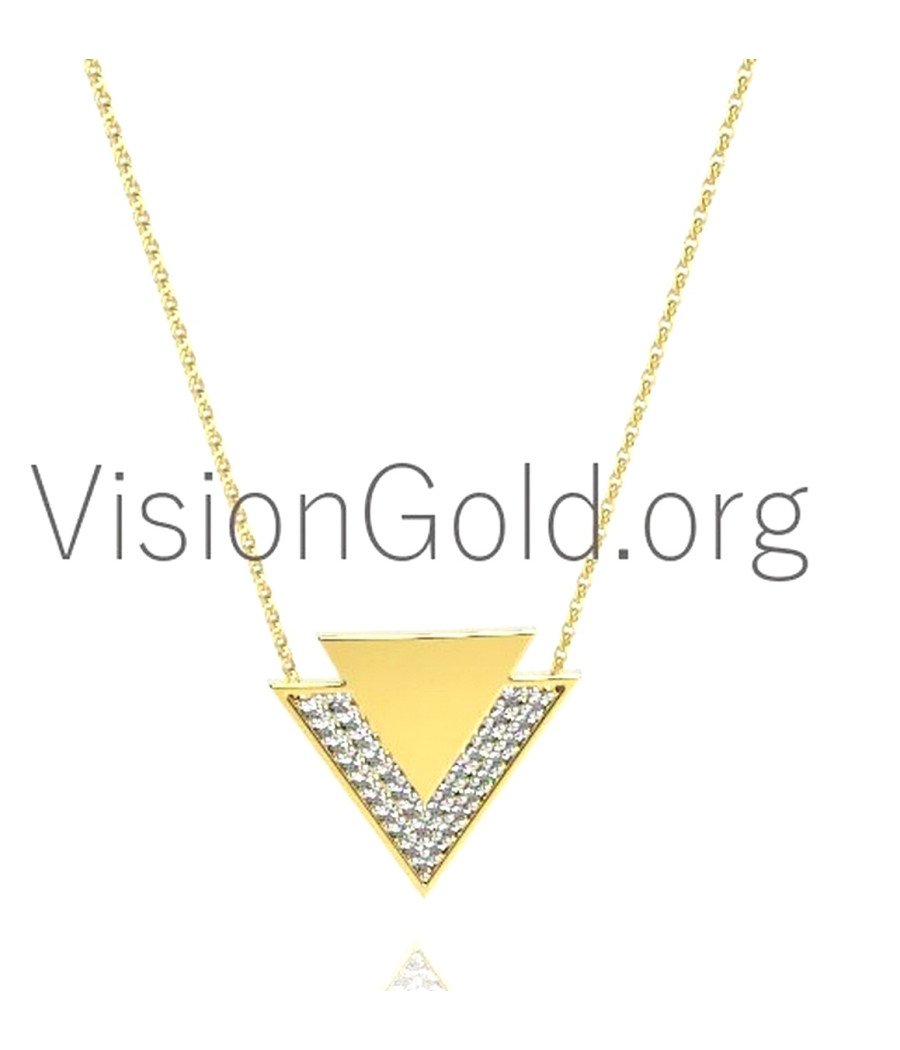 Collar triángulo - Collar geométrico 0311