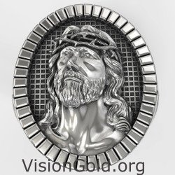 Jesus Oval Signet Christlicher Ring 0901