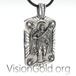 Patron Saint Michael Archangel Amulet 0147