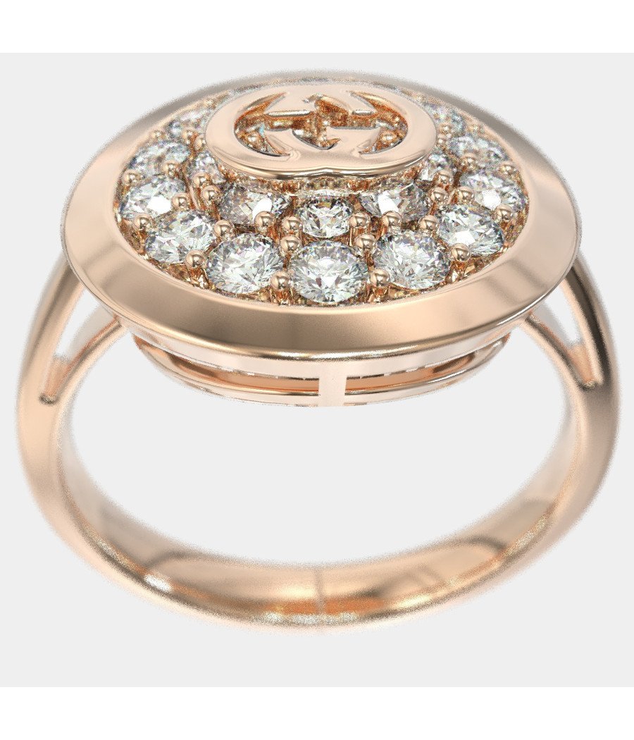 Bague Classy Rose Gold Zircon 0890R