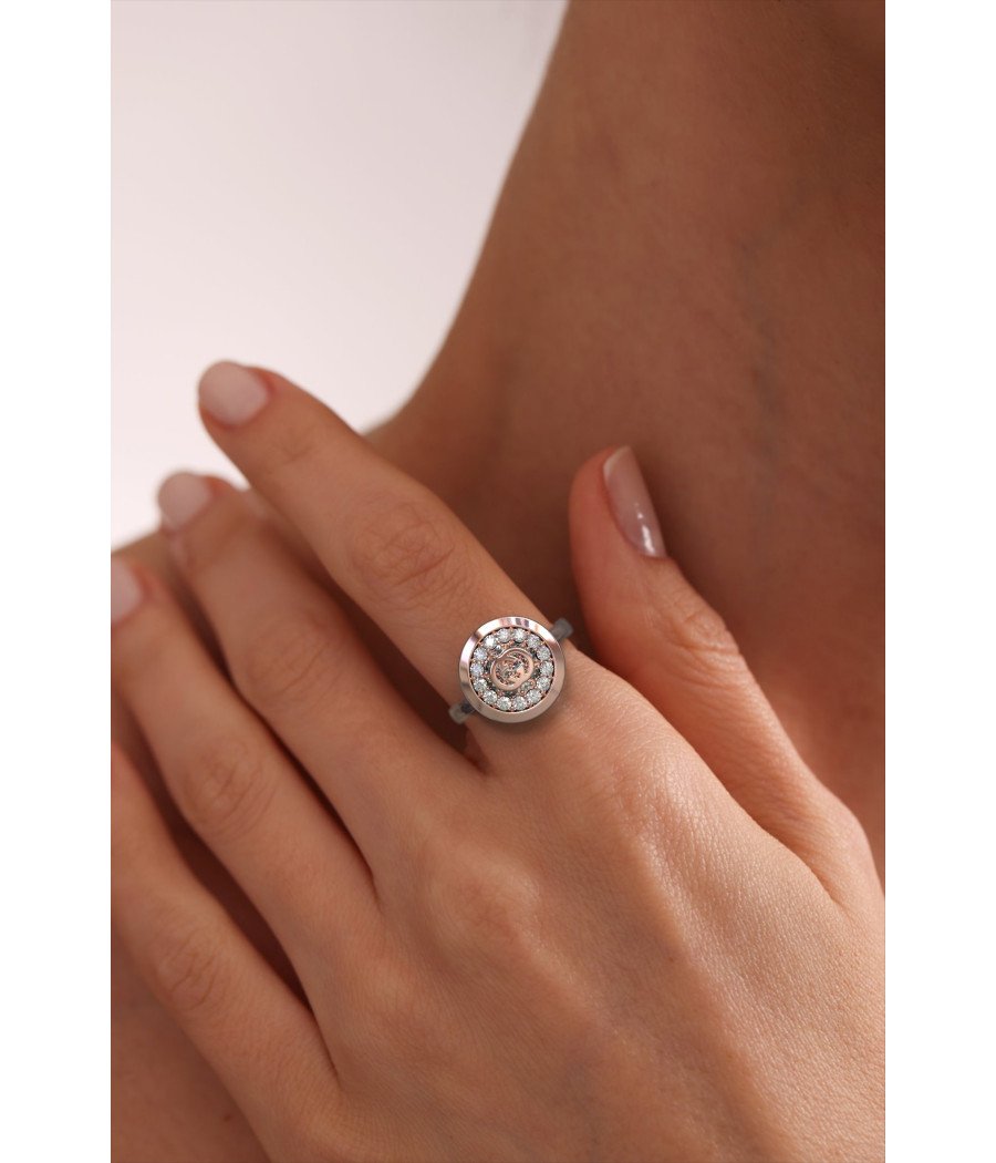 Bague Classy Rose Gold Zircon 0890R