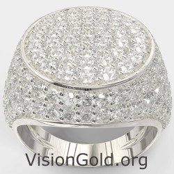 Pave Chevalier Women's Ring 1383L