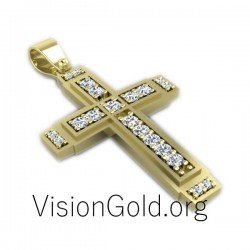 Σταύρος γυναικείος για βαφτίσια