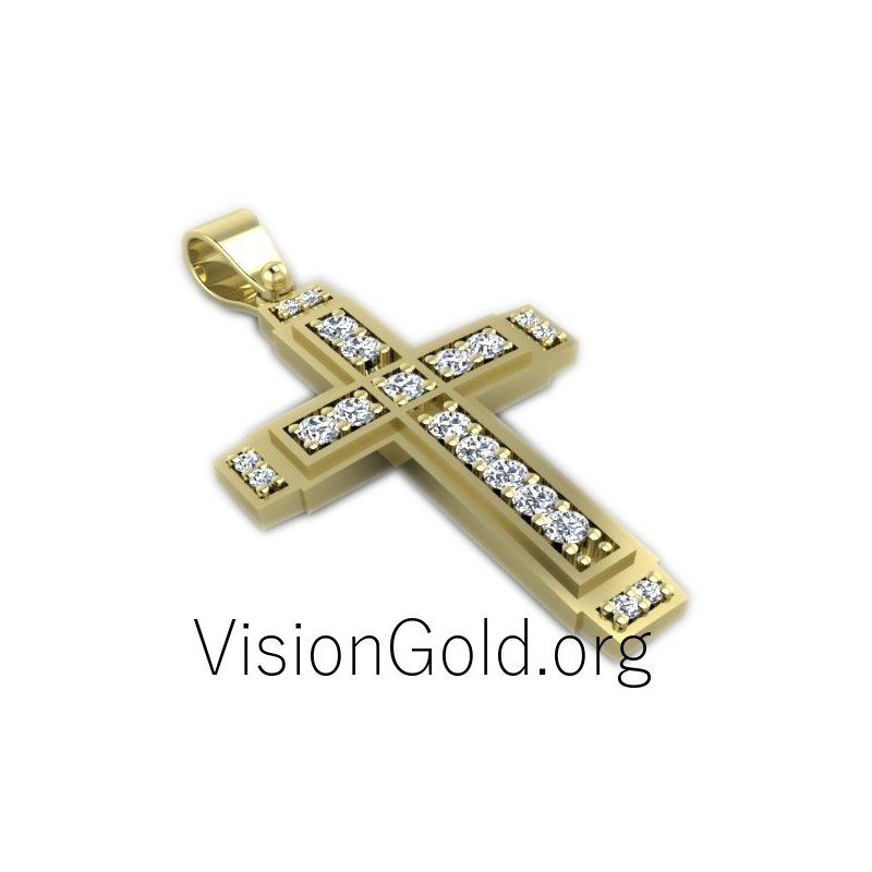 Goldenes Damenkreuz 0045