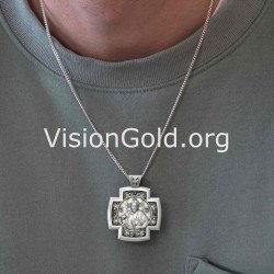 Christian Orthodox Jesus Cross Necklace 0064