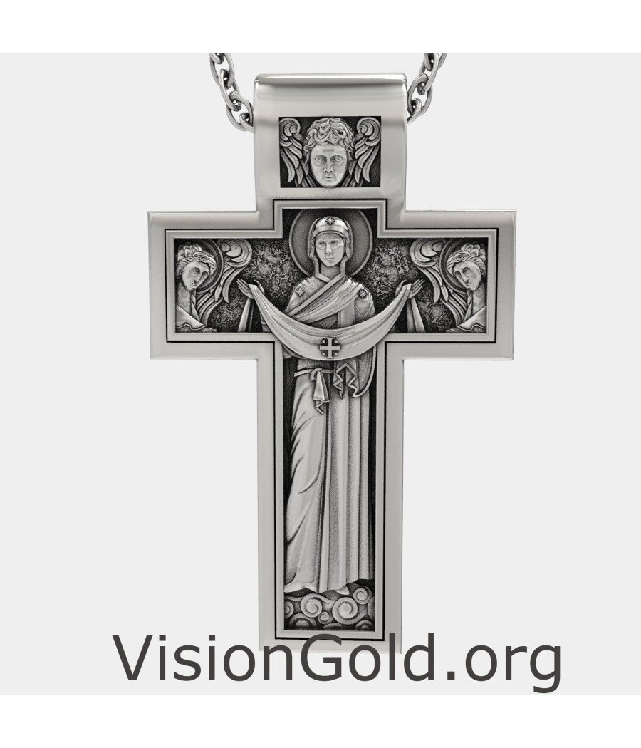 Christian Orthodox Crucifix Jesus Cross Necklace 0065