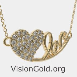 Heart Love Necklace for Women 0869K