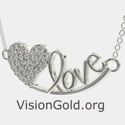 Collier avec pendentif en forme de coeur Sweet Love 0869L