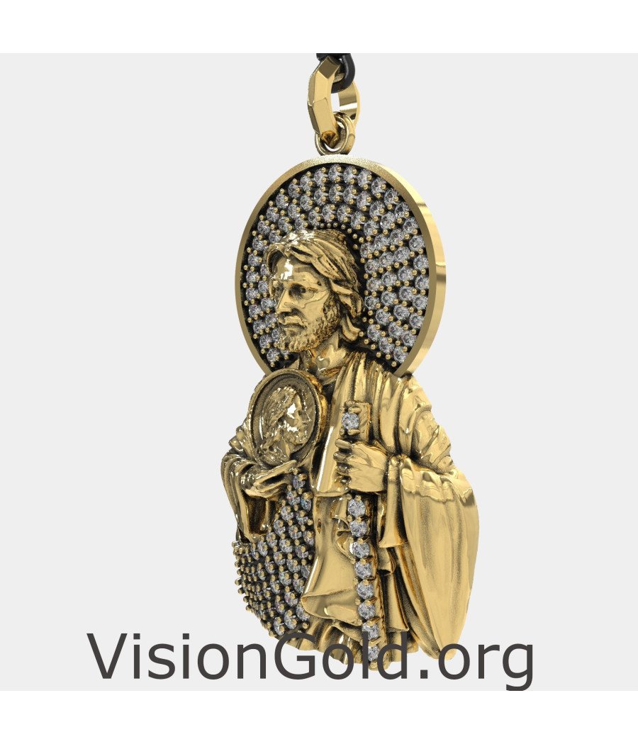 Colgante de lujo San Judas Tadeo 0463KLP