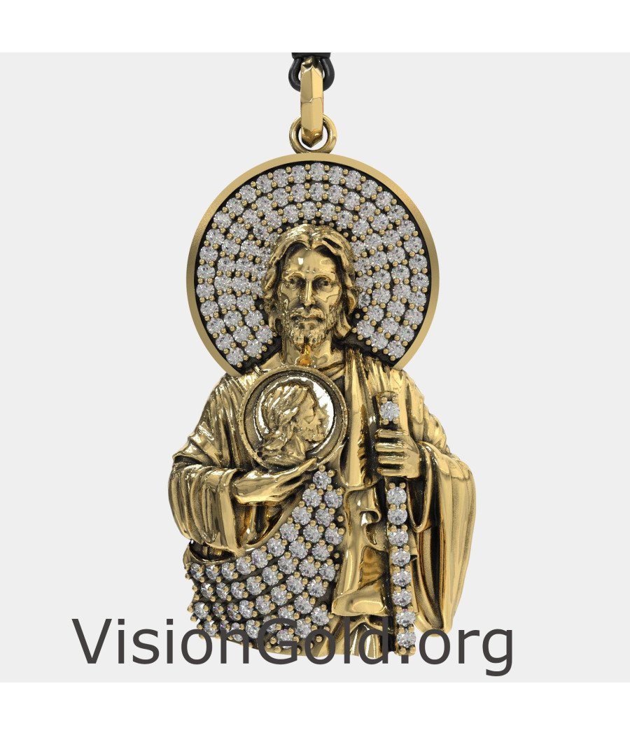 Pendentif de luxe St. Jude Taddeus 0463KLP