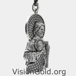 Religious Jewelry St. Jude Taddeus Pendant 0463LLP