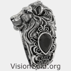 Luxury Men's Lion Signet Ring 0908MP