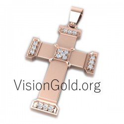 Γυναικείος κλασικός σταυρός βαπτιστικός