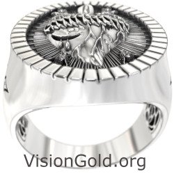 Catholic Christian Prayer Sacred Heart of Jesus Ring 0909