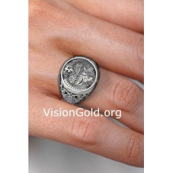 Catholic Sacred Heart of Jesus Ring 0910