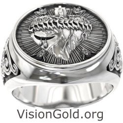 Catholic Sacred Heart of Jesus Ring 0910