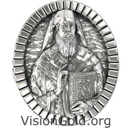 Orthodox Signet Ring Saint Nektarios of Aegina 0911