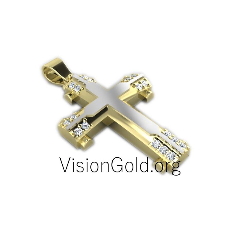 Σταυρός για βάπτιση χειροποίητος