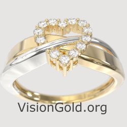 Anillo Corazón de Amor Cautivador 1306K