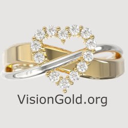 Anillo Corazón de Amor Cautivador 1306K