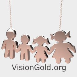 Collier de famille Cadeau pour maman 0381R