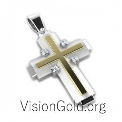 Women's Cross 0065,Christian Jewelry for Men and Wo