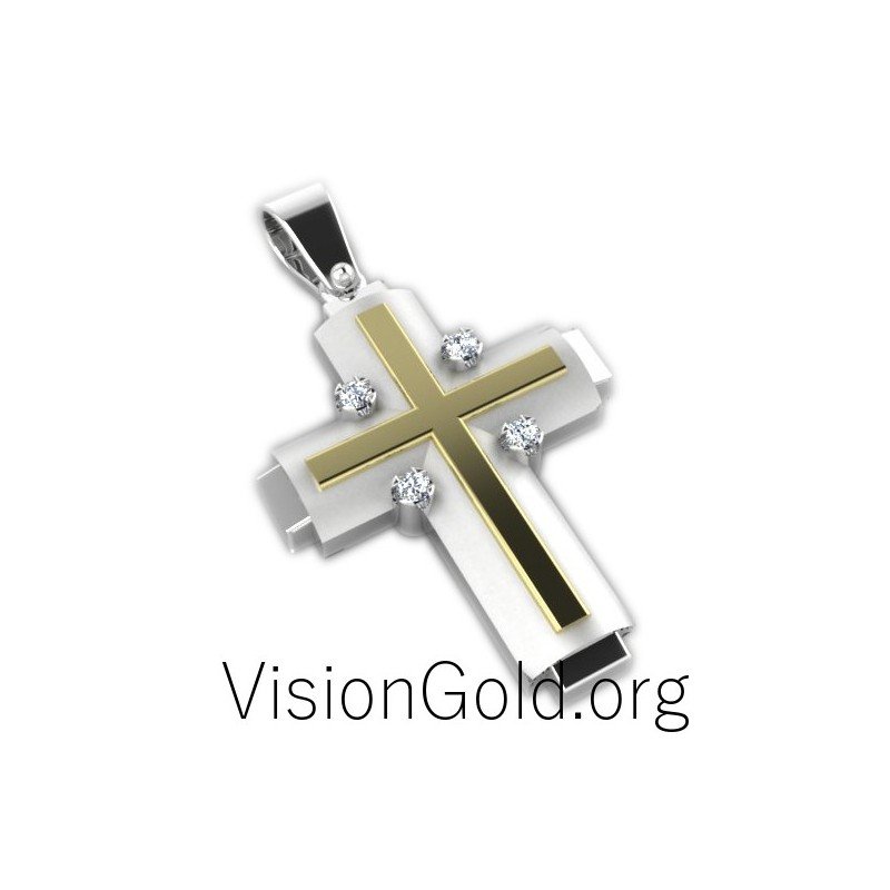 Women's Cross 0065,Christian Jewelry for Men and Wo