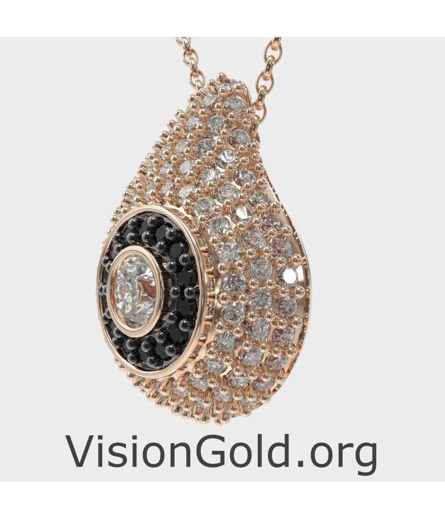 Protection Charm Evil Eye Drop Pendant 0241LPR