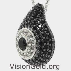 Zierliche Silber Evil Eye Anhänger Halskette 0241MPL