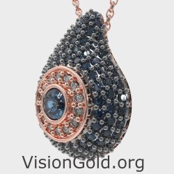 Dainty Blue Evil Eye Necklace 0241MPLPR