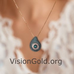 Luxury Evil Eye Necklace 0241PEPR