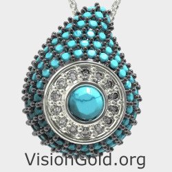 Ожерелье Summer Drop Evil Eye 0241TYPL