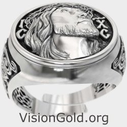 Christ Jesus Signet Ring 0919