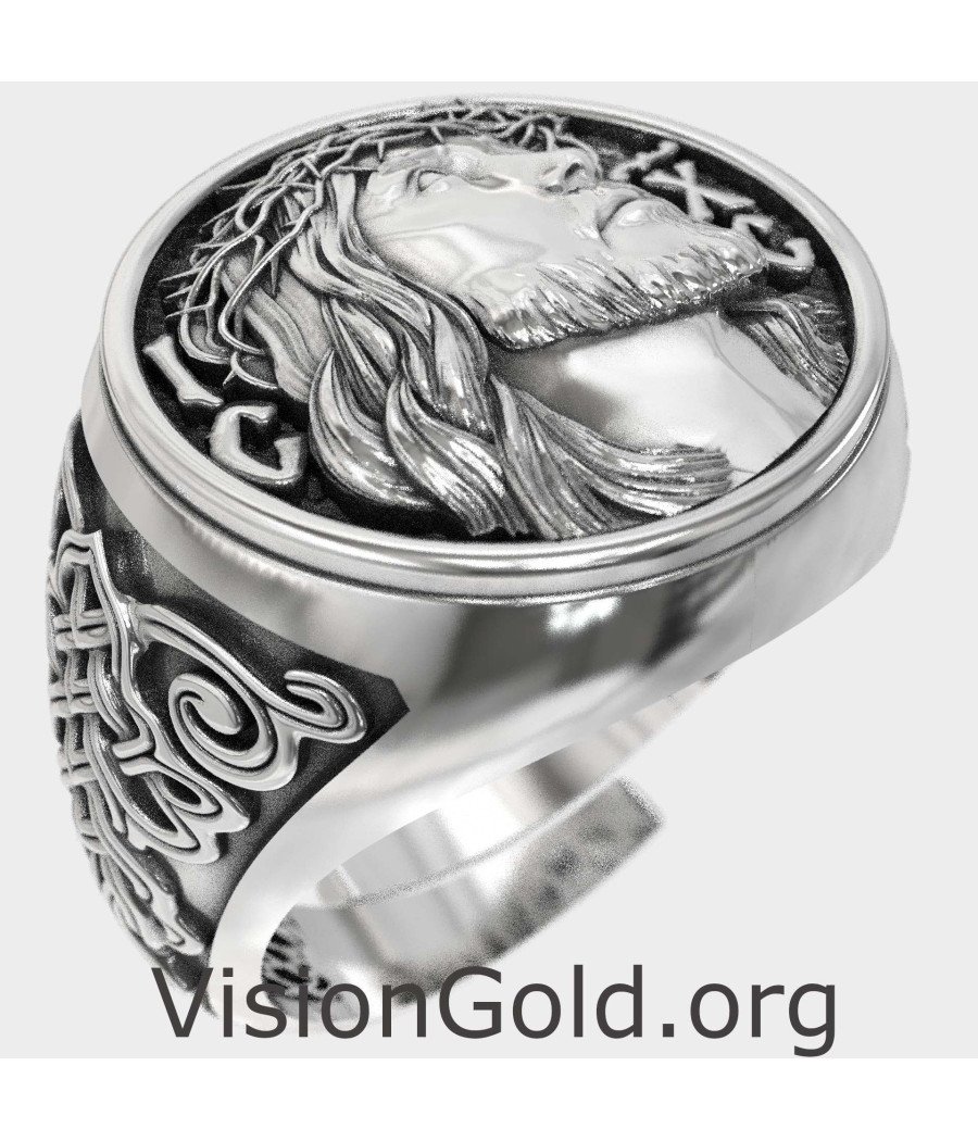 Christ Jesus Signet Ring 0919