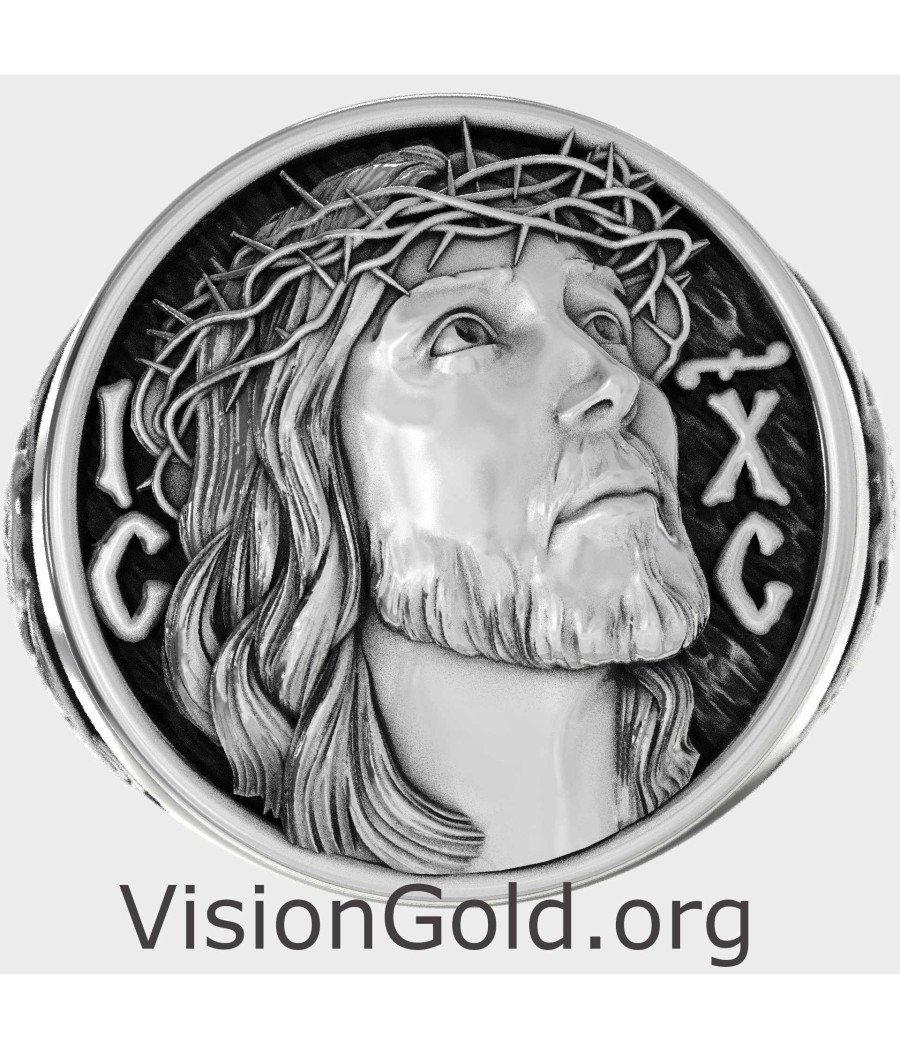 Christ Jesus Signet Ring 0919