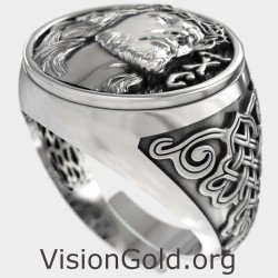 Christ Jesus Signet Ring 0919