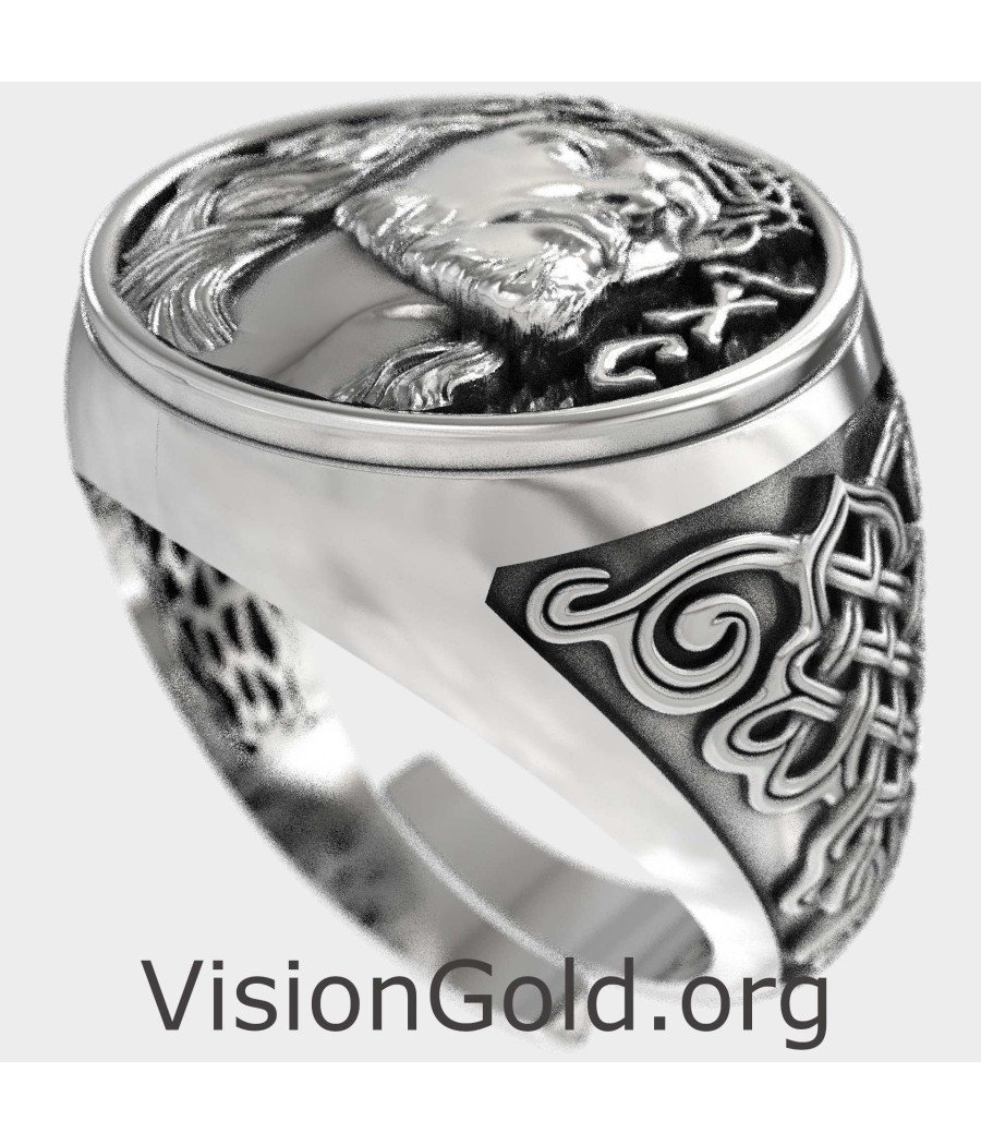 Christ Jesus Signet Ring 0919