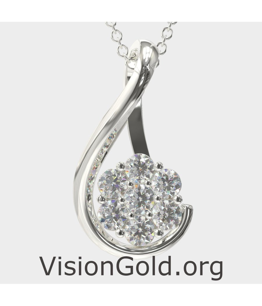 Collar Dainty WhiteGold - Regalo Para Ella 0620L