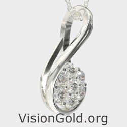 Collar Dainty WhiteGold - Regalo Para Ella 0620L