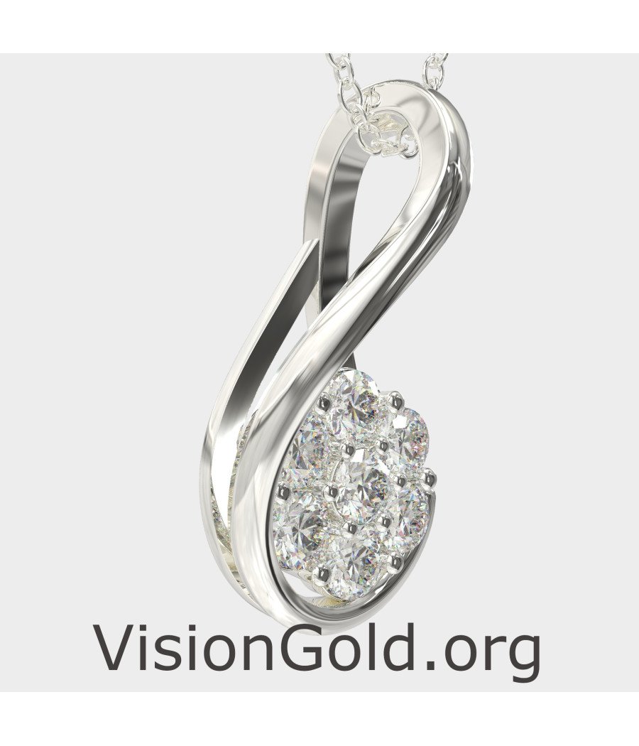 Collar Dainty WhiteGold - Regalo Para Ella 0620L