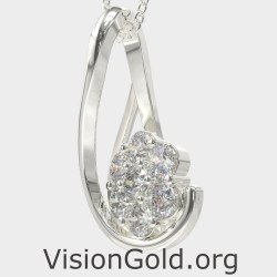 Collar Dainty WhiteGold - Regalo Para Ella 0620L