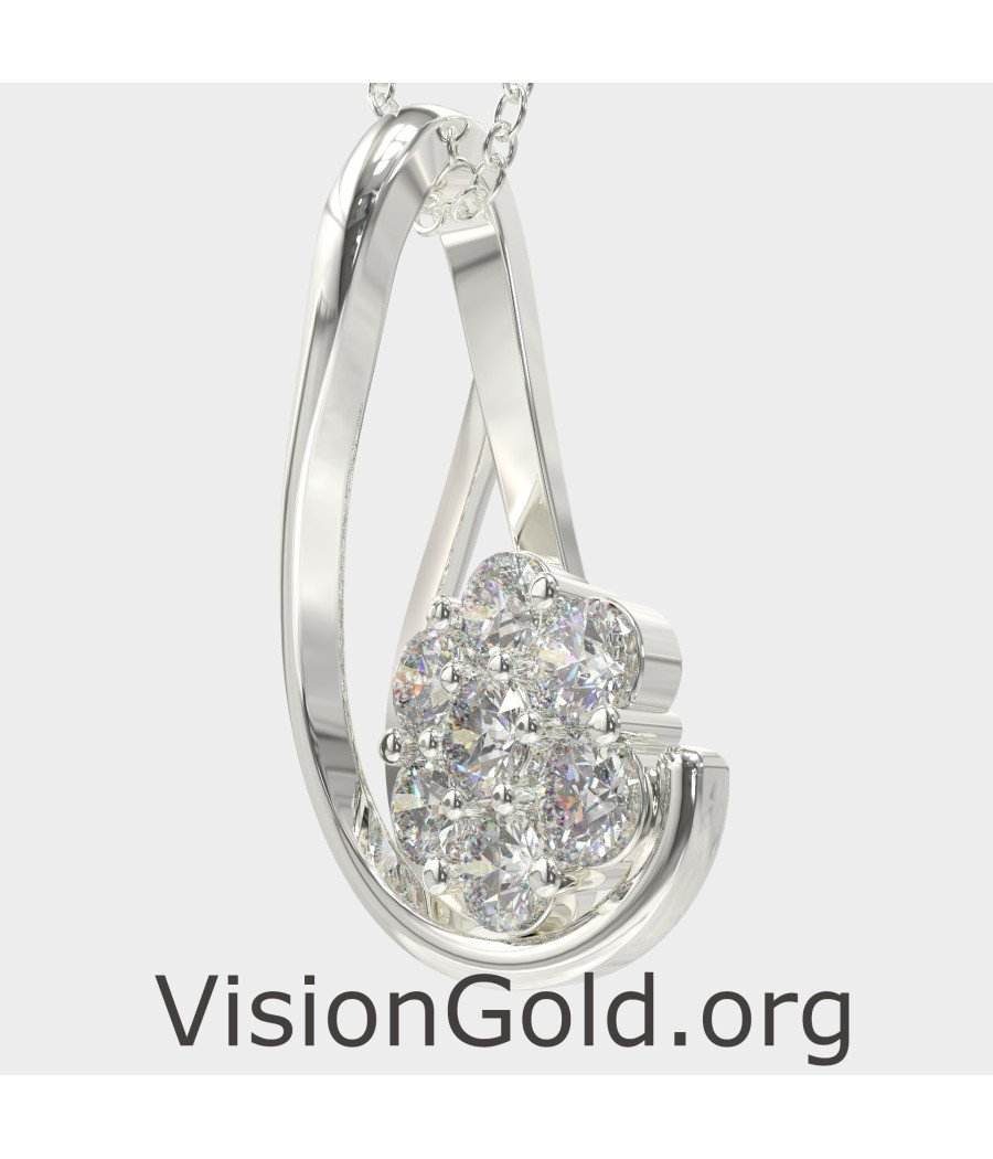 Collar Dainty WhiteGold - Regalo Para Ella 0620L