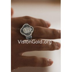 Signet Jesus Christ Ring for Men 0946L