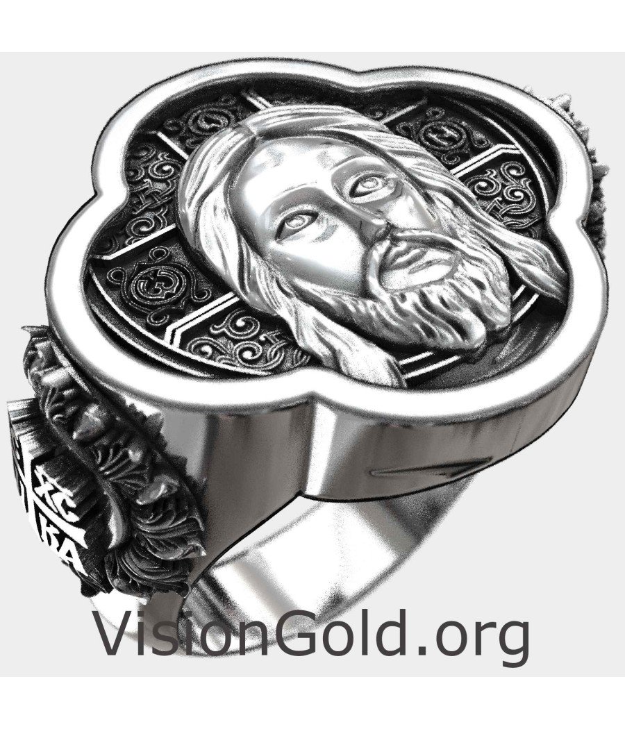 Signet Jesus Christ Ring for Men 0946L