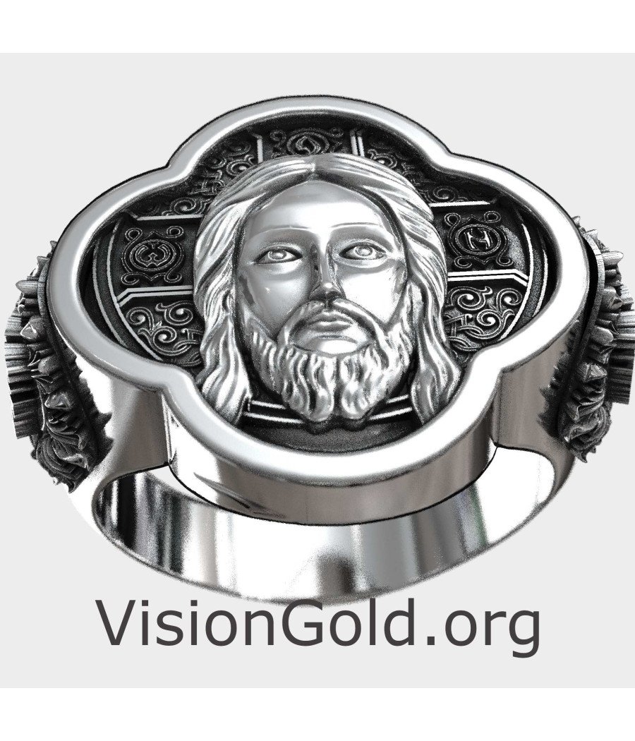 Signet Jesus Christus Ring für Männer 0946L